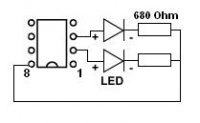LED installation schematic